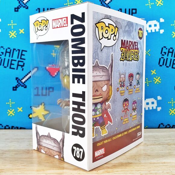 Funko PoP WHAT IF..? Marvel Zombies Zombie Thor #787 2021 Vinyl + Protector - Picture 5 of 10